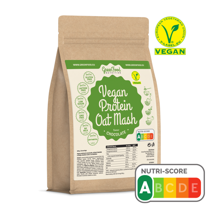Vegan Proteinová ovesná kaše 500 g