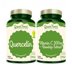 Quercetina 90 capsule + Vitamina C 500mg 60 capsule