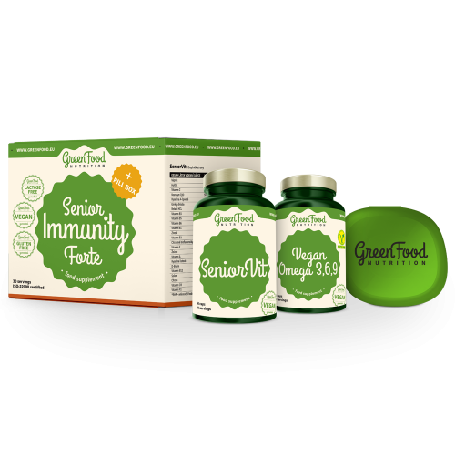 Senior Immunity Forte + Pillbox :: GreenFood Nutrition s.r.o