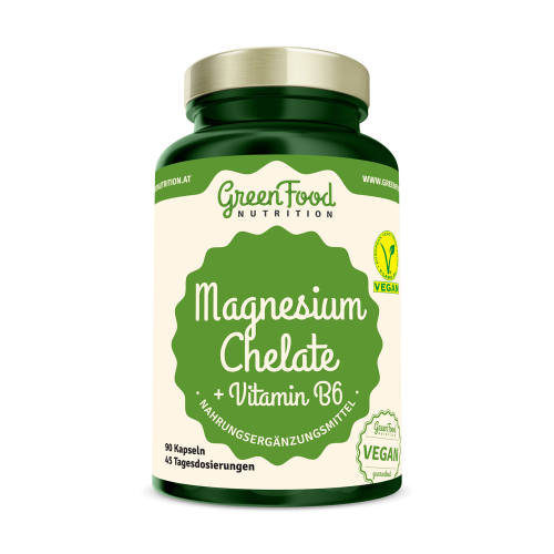Magnesium Chelát + Vitamin B6 90 kapslí