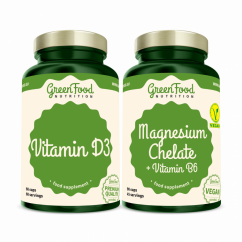 Magnesio Chelato + Vitamina B6 90 capsule + Vitamina D3 60 capsule