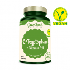 L-Tryptophan + Vitamin B6 90 kapslí